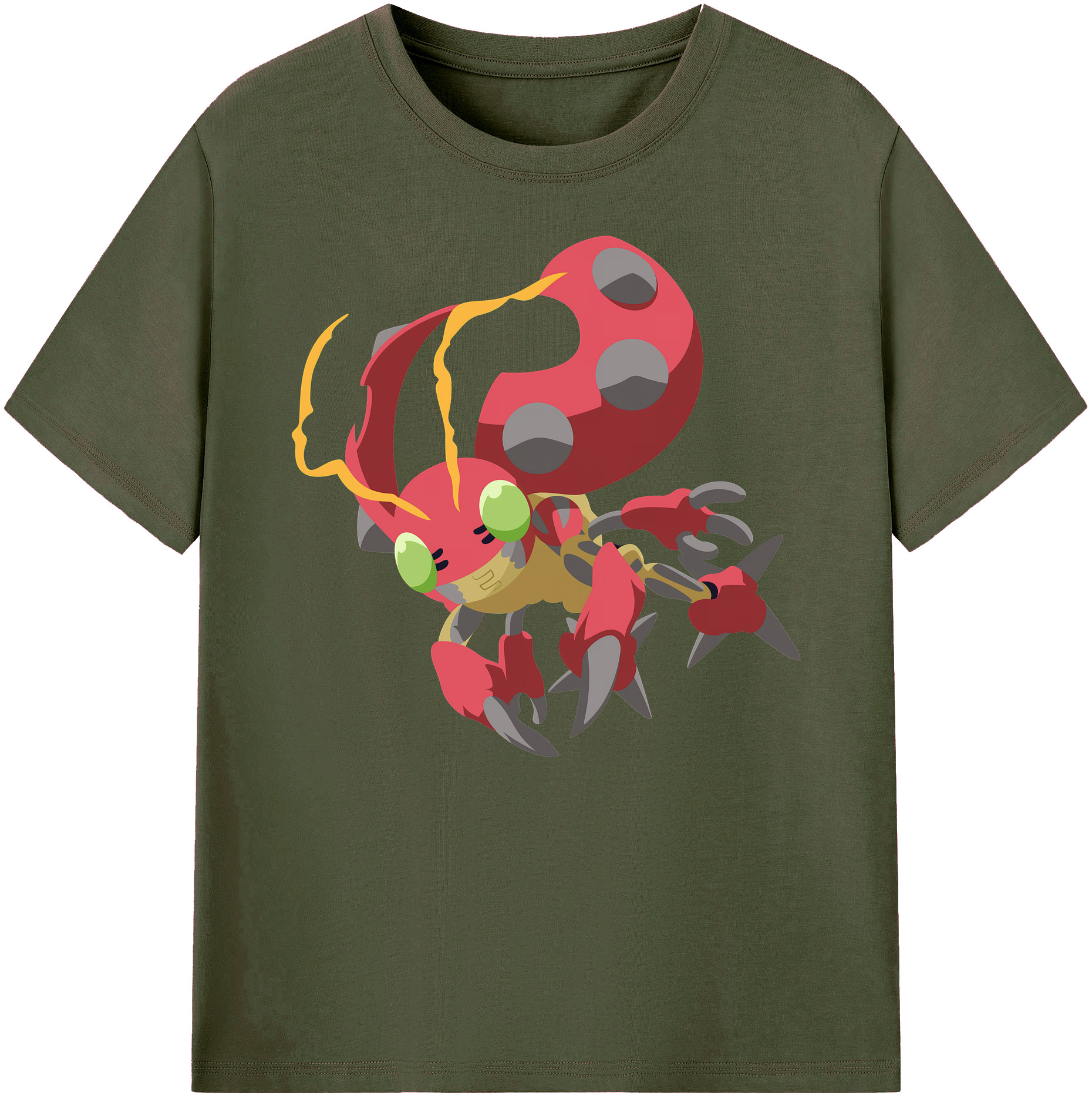 （画像用） Digimon デジタルモンスター/デジモン 綿100％ メンズ半袖Tシャツ｜肌触りやわらか＆通気性